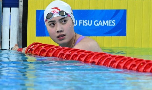 即时比分-四大奥运冠军出战大运会 赛程过半张雨霏包揽四金